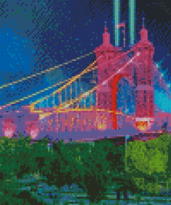 Blink Bridge Cincinnati Diamond Painting