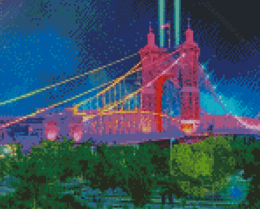 Blink Bridge Cincinnati Diamond Painting