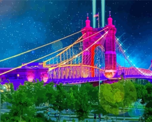 Blink Bridge Cincinnati Diamond Painting