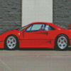 Red Ferrari F40 Diamond Painting