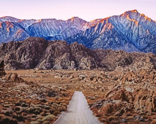 Road To Mt Whitney Diamond Painting