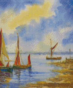 Thames Sailing Barge Boats Diamond Painting