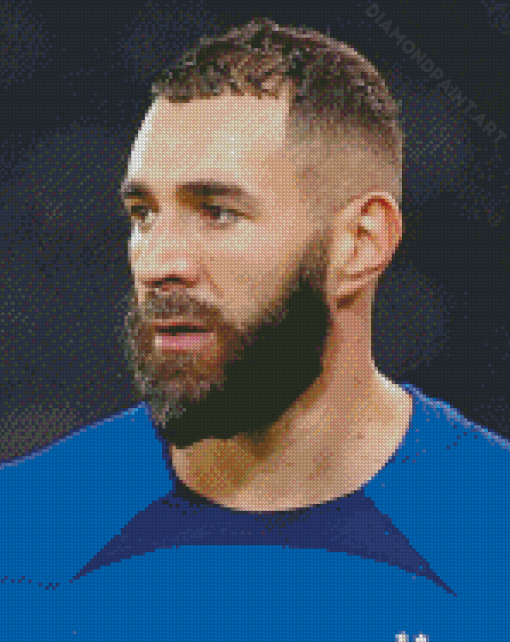 Football Player Benzema Diamond Painting