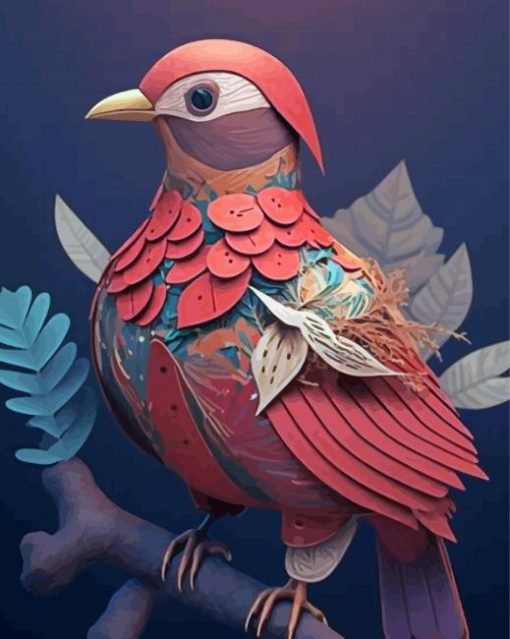 Tropical Bird Diamond Painting