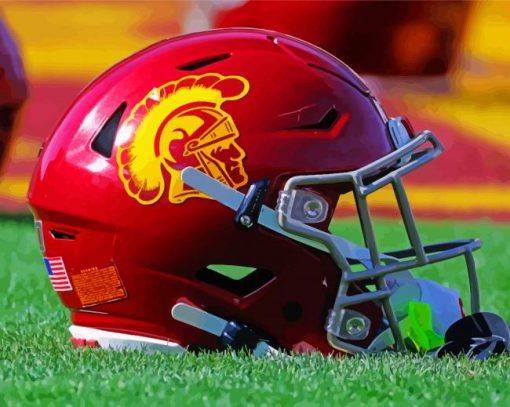 Usc Trojans Helmet Diamond Painting