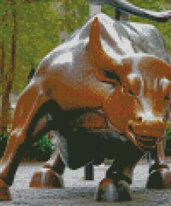 Wall Street Bull Diamond Painting