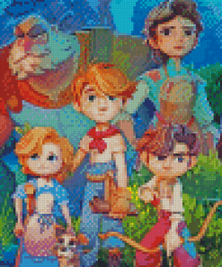 Wingfeather Characters Diamond Painting