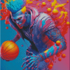 Zombie Basketball Player Diamond Painting