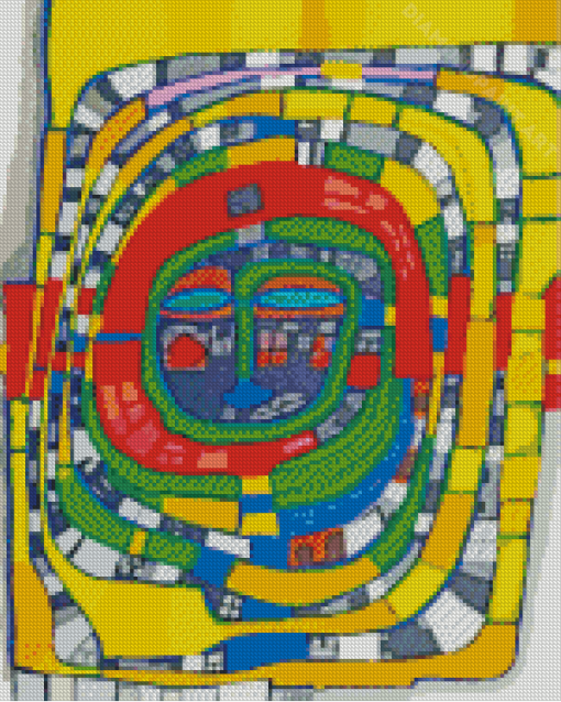 848A Right To Create Hundertwasser Diamond Painting