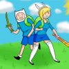 Finn Mertens And Fionna Diamond Painting