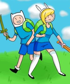 Finn Mertens And Fionna Diamond Painting