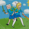 Finn Mertens And Fionna Diamond Painting