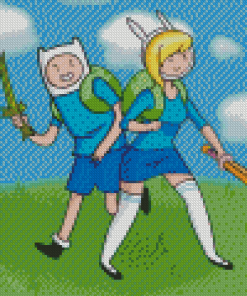 Finn Mertens And Fionna Diamond Painting