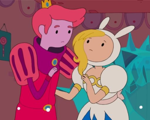 Fionna And Cake Prince Gumball Diamond Painting