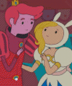 Fionna And Cake Prince Gumball Diamond Painting