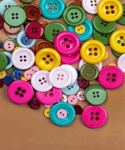 Aesthetic Vintage Buttons Diamond Painting