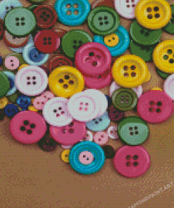 Aesthetic Vintage Buttons Diamond Painting