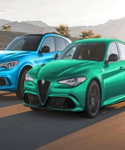 Alfa Romeo Stelvio Cars Diamond Painting Paint By Numbers