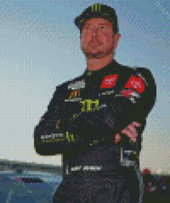 American Kurt Busch Diamond Painting