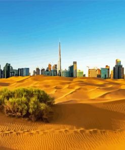 Arabian Desert Dubai City Diamond Painting