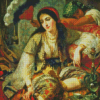 Arabian Odalisque Diamond Painting