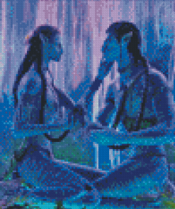 Avatar Neytiri And Jake Diamond Painting