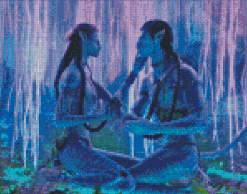 Avatar Neytiri And Jake Diamond Painting