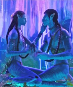 Avatar Neytiri And Jake Diamond Painting