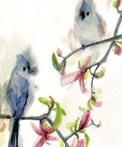 Birds And Blossom Art Diamond Painting