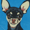 Black Chihuahua Diamond Painting