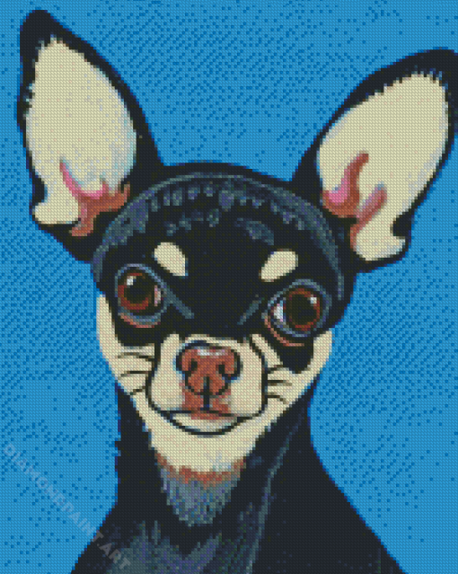 Black Chihuahua Diamond Painting