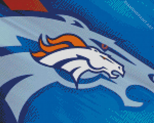 Denver Broncos Football Diamond Painting