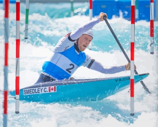 Cameron Smedley Canoe Slalom Diamond Painting