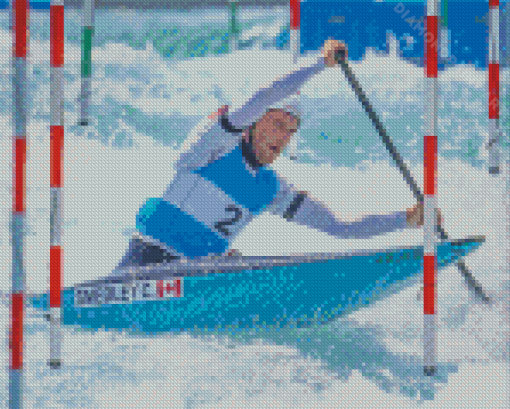 Cameron Smedley Canoe Slalom Diamond Painting