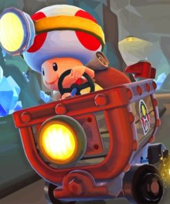 Captain Toad Mario Kart Diamond Painting