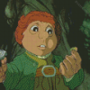 Cartoon Bilbo Diamond Painting