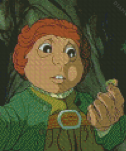 Cartoon Bilbo Diamond Painting