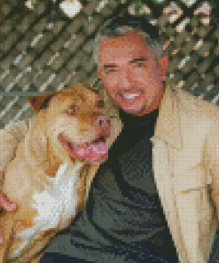 Cesar Millan Dog Trainer Diamond Painting