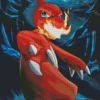 Charmeleon Fire Pokemon Diamond Painting