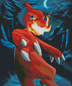 Charmeleon Fire Pokemon Diamond Painting