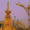 Chiang Rai Clock Tower Diamond Painting