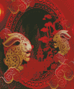 Chinese Year Of The Rabbit Diamond Painting