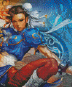 Chun Li Anime Diamond Painting