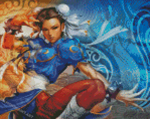 Chun Li Anime Diamond Painting