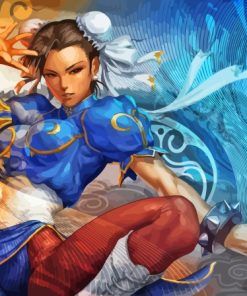 Chun Li Anime Diamond Painting