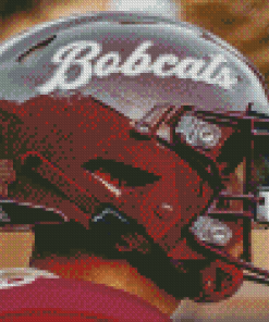 Texas State Bobcats Helmet Diamond Painting