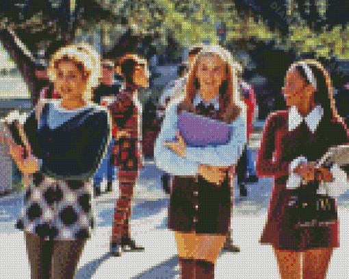 Clueless Girls Characters Diamond Painting