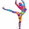 Colorful Lyrical Dancer Art Diamond Painting