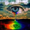 Crying Eye Art Diamond Painting