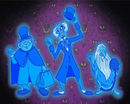 Disney Hitchhiking Ghosts Diamond Painting